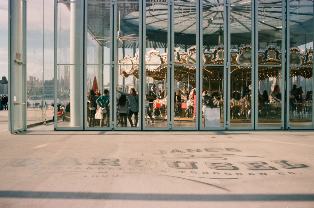 Jane's Carousel at Brooklyn Bridge Park in NYC photographed by You Look Lovely Photography